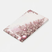 Retro kerstboom post-it® notes (Schuin)