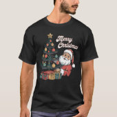 Retro kerstboom t-shirt (Voorkant)