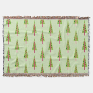 Retro Kerstboom werpt Deken