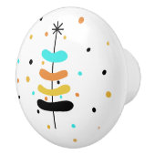 Retro-kerstboomknop Keramische Knop (Rechts)