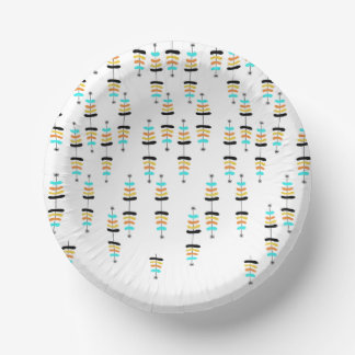 Retro kerstboompapier Bowls Papieren Kommen