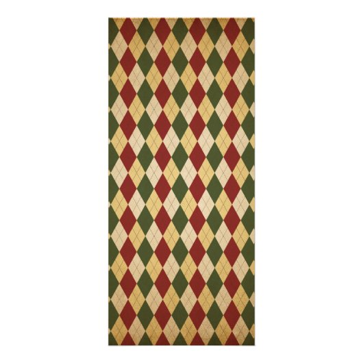 Retro  kerstbruiloft menu (Achterkant)