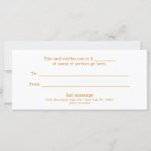 Retro kerstcadeaubon (Achterkant)