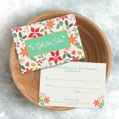 Retro kerstcadeaubon