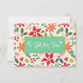 Retro kerstcadeaubon (Voorkant)