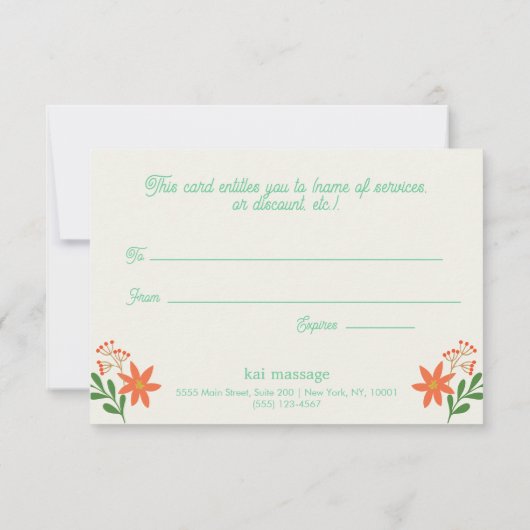 Retro kerstcadeaubon