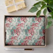 Retro kerstcadeaupapier tissuepapier (Geschenk)