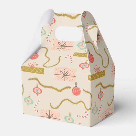Retro Kerstcadeaus Bedankdoosjes (Achterkant)