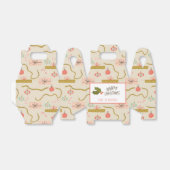 Retro Kerstcadeaus Bedankdoosjes (Uitgevouwen)