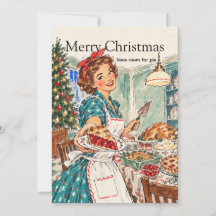Retro kerstdinermaal 