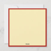 Retro Kerstelf Vintage Kerstmis Feestdagenkaart (Achterkant)