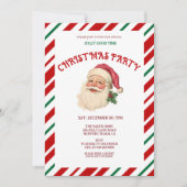 Retro kerstfeest kaart (Voorkant)