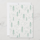 Retro  kerstfeest kaart (Achterkant)