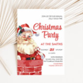 Retro Kerstfeest uitnodiging