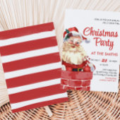 Retro Kerstfeest uitnodiging