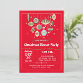 Retro kerstfeestbeurs  kaart (Staand voorkant)