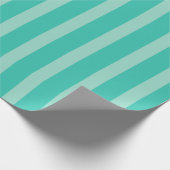 Retro kerstfeestdag blauw groen omslagpapier cadeaupapier (Hoek)