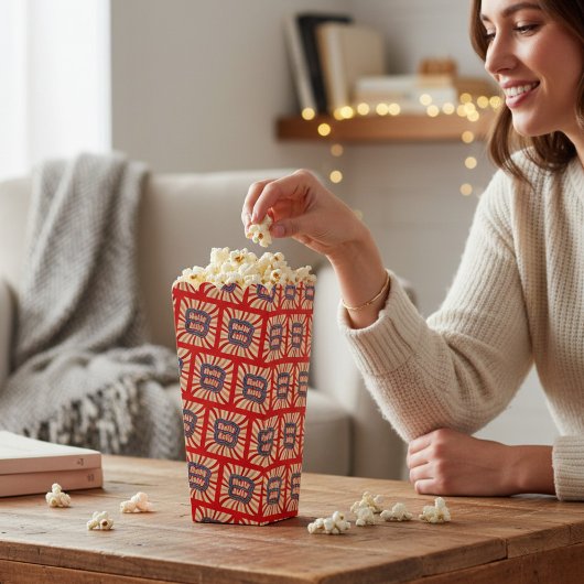 Retro kerstFeestdagen Holly Jolly Typografie Bedankdoosjes