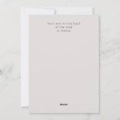 Retro kerstfoto begroeting pasgeborene feestdagenkaart (Achterkant)