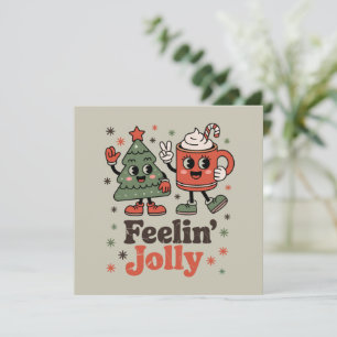 Retro Kerstgevoel Joekel Ouderwetse Feestdagen  Feestdagenkaart