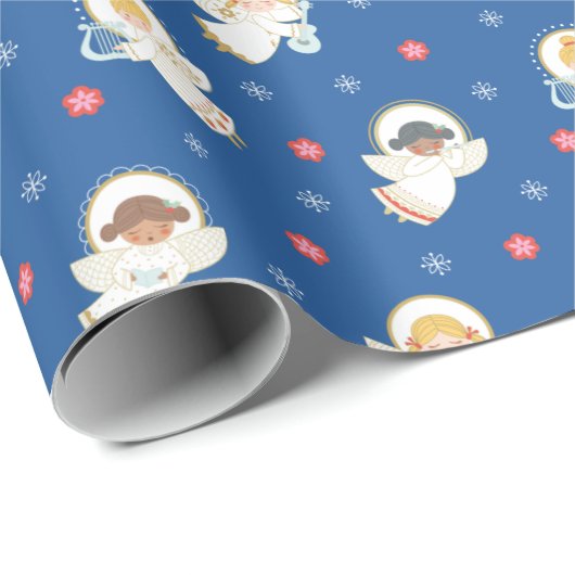 Retro kerstinkernen papier (Rol Hoek)