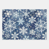 retro kerstinpakpapier inpakpapier vel (Voorkant 2)