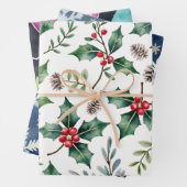 retro kerstinpakpapier inpakpapier vel (In situ)