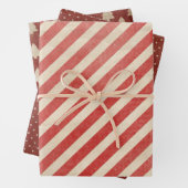 retro kerstinpakpapier inpakpapier vel (In situ)