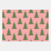 retro kerstinpakpapier inpakpapier vel (Voorkant 3)