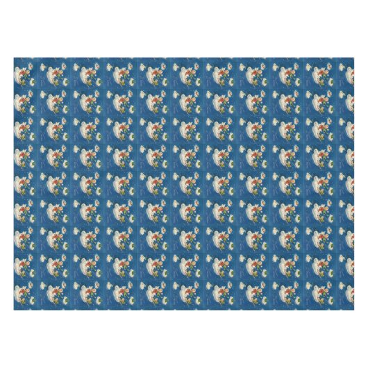 Retro-kerstjongen Tafelkleed (Voorkant (Horizontaal))