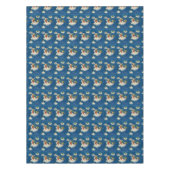 Retro-kerstjongen Tafelkleed (Voorkant)