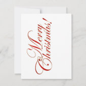 Retro kerstkaart notitiekaartje (Achterkant)