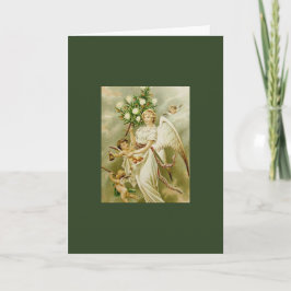 RETRO Kerstkaart van de ENGEL Kaart