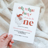 Retro Kerstkerstkerstkerstfeest Uitnodiging