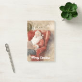 Retro Kerstkerstkerstkerstman Post-it® Notes (Kantoor)