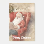 Retro Kerstkerstkerstkerstman Post-it® Notes (Voorkant)