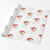 Retro kerstkerstpaketpapier cadeaupapier (Uitgerold)