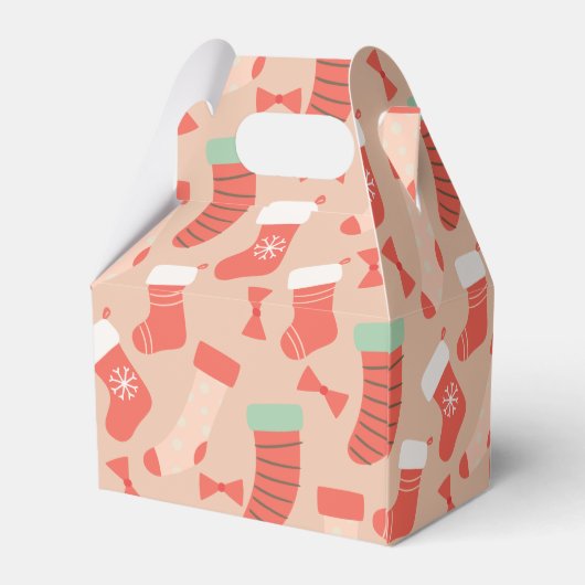 Retro Kerstkousen Bedankdoosjes (Achterkant)