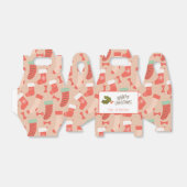  Retro Kerstkousen Bedankdoosjes (Uitgevouwen)