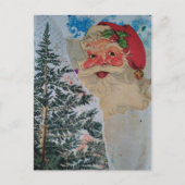 Retro Kerstman Collage Briefkaart (Voorkant)