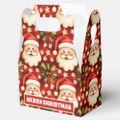 retro kerstman en bogen bedankdoosjes (Geopend)