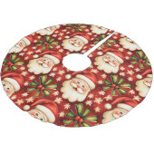  retro kerstman en bogen kerstboom rok (Gekanteld)