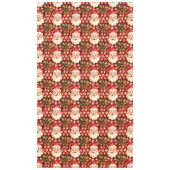  retro kerstman en bogen tafelkleed (Voorkant)