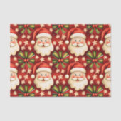  retro kerstman en bogen tissuepapier (Voorkant)