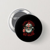 Retro Kerstman Goedgekeurd 67 - Clic Kerstmis 67 M Ronde Button 5,7 Cm (Voorkant /achterkant)