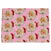 Retro  kerstman groot cadeauzakje