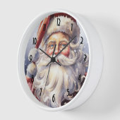 Retro Kerstman in een rood Pet (Hoek)