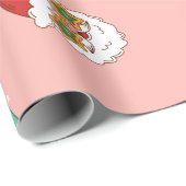 Retro Kerstman Inpakpapier (Rol Hoek)