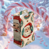 Retro Kerstman Kerstcadeautas Klein Cadeauzakje