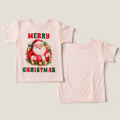 Retro Kerstman Kerstman Vrolijk Kerstman (Ontwerp Voorkant & Achterkant)